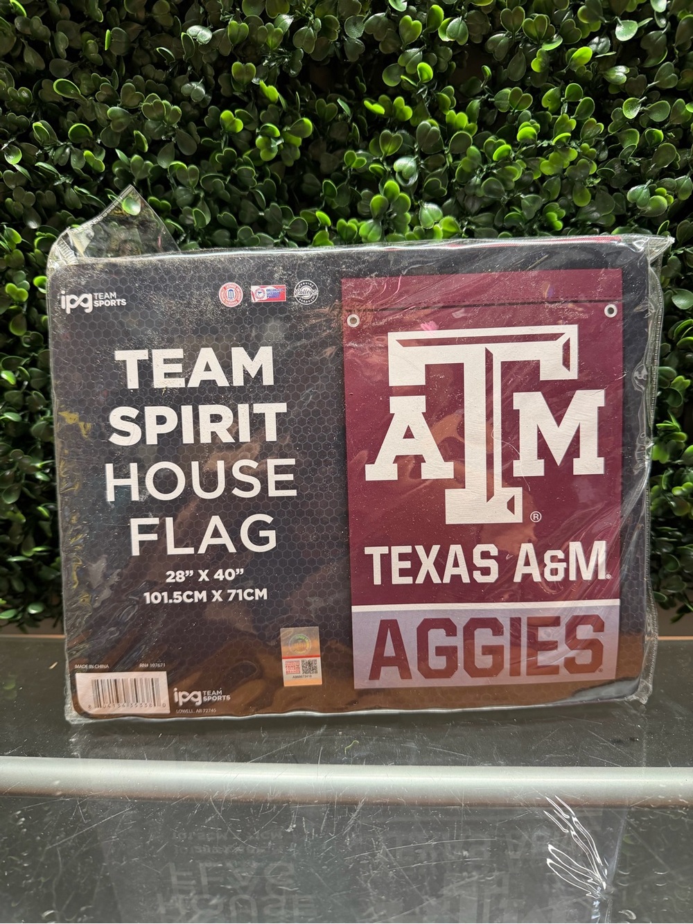 Texas A&M Maroon Team Spirit House Flag - Aggies